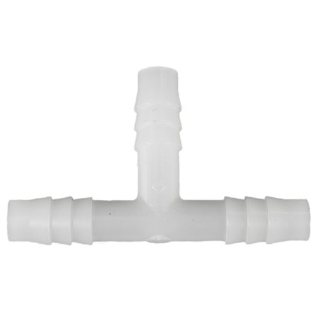 MIDWEST FASTENER 5/16" Nylon Plastic Hose Tee 4PK 66471